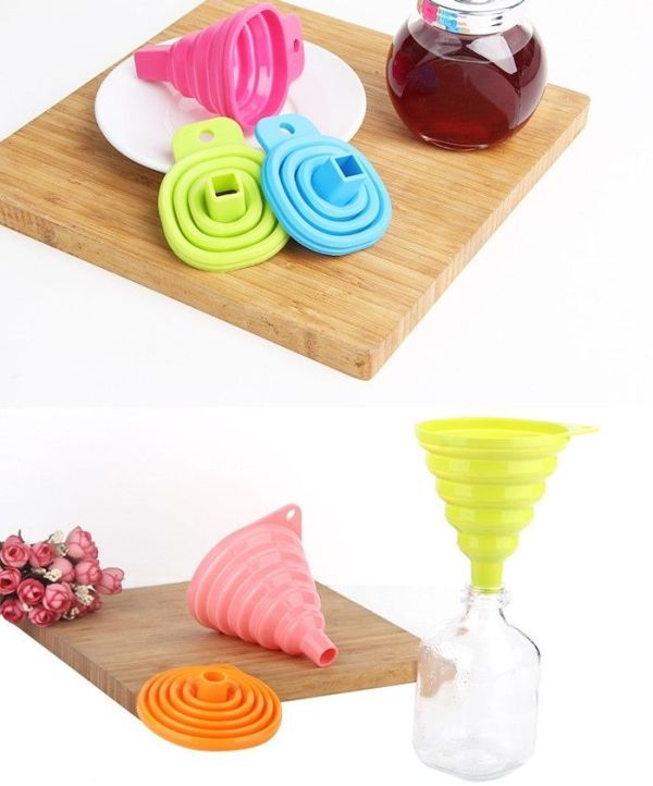 Silicone Folding Telescopic Funnel